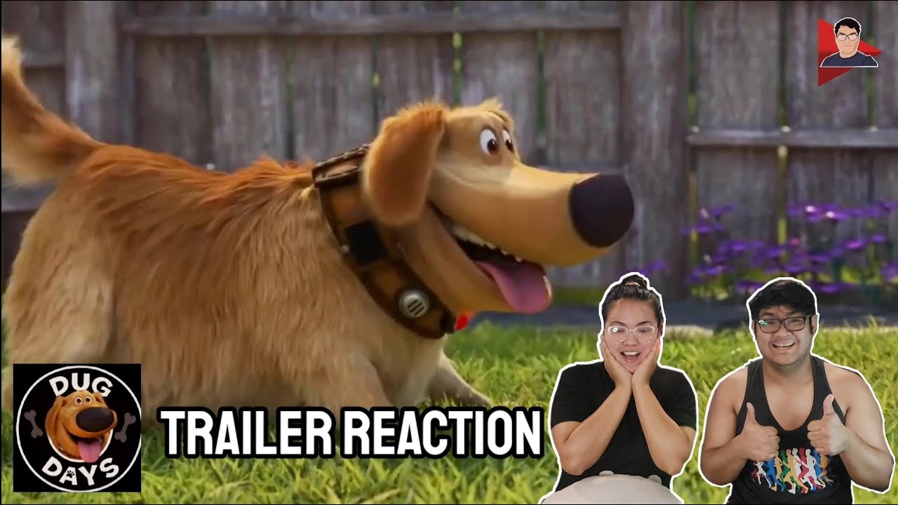 Dug Days - Official Trailer Reaction | Pinoy Couple Reacts (Pixar Series on Disney Plus!)