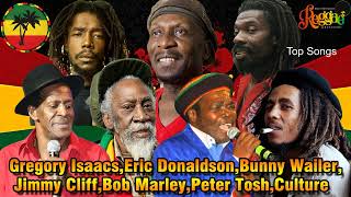 Gregory Isaacs,Eric Donaldson,Jimmy Cliff,Bob Marley,Lucky Dube,Burning Spear,Alpha Blondy Top Songs