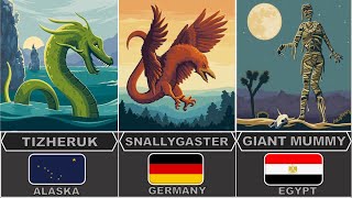 Comparison: Mythical Monsters From Different Countries  Part 2.