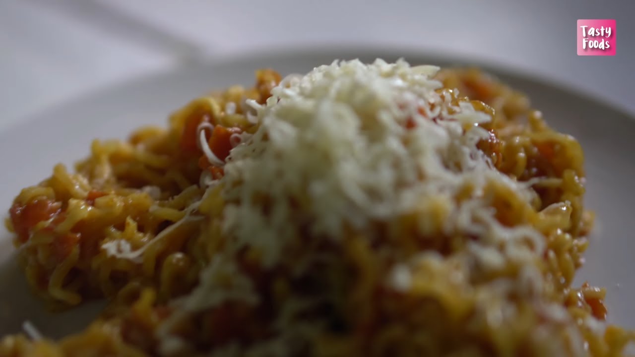 MAGGI RECIPE | hot cheese fried Maggi | tasty foods | 4k - YouTube