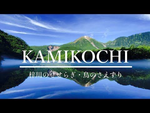 上高地　【自然音・ASMR 】　川のせせらぎ・鳥のさえずり　癒しの自然風景動画　　　　　　　　　　　　　　#上高地#自然音ASMR#環境音川のせせらぎ川の音