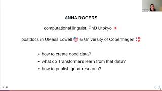 Anna Rogers: Machine Reading, Fast and Slow: When Do Models "Understand" Language?