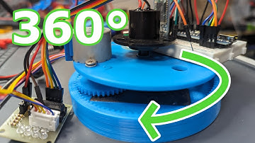 How to Build a Continuous Spinning Robot with a Stepper Motor