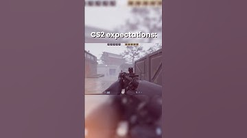 CS2 expectations vs Reality 🫣 #cs2 #counterstrike