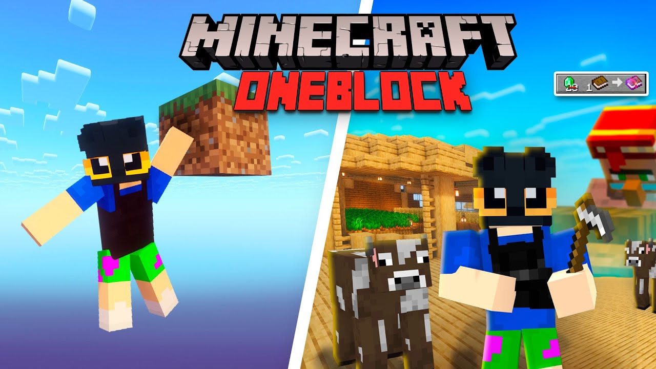 100 DIAS MAS SÓ TEM UM BLOCO NO MINECRAFT - FILME