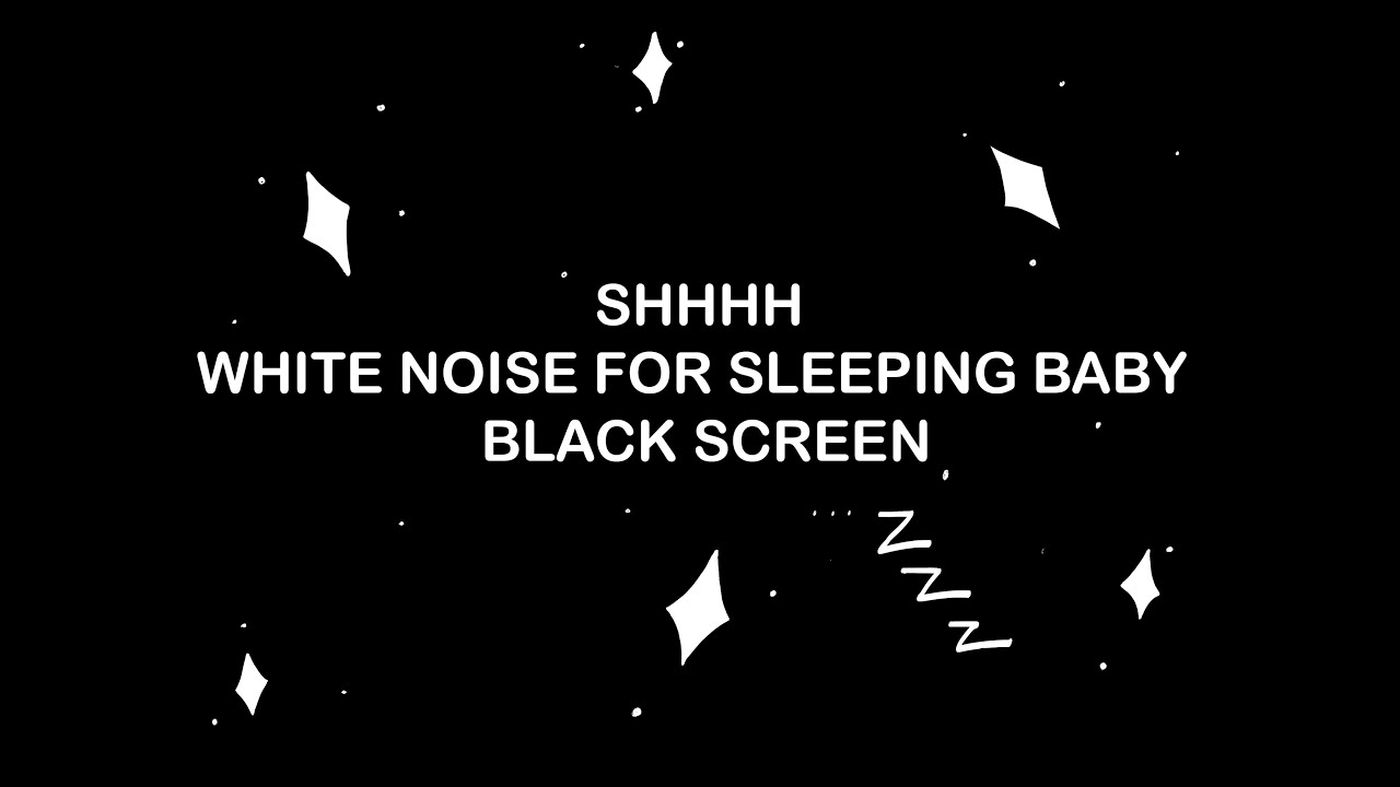 SHHH 1hr Soothing Sounds White Noise For Baby Sleep YouTube