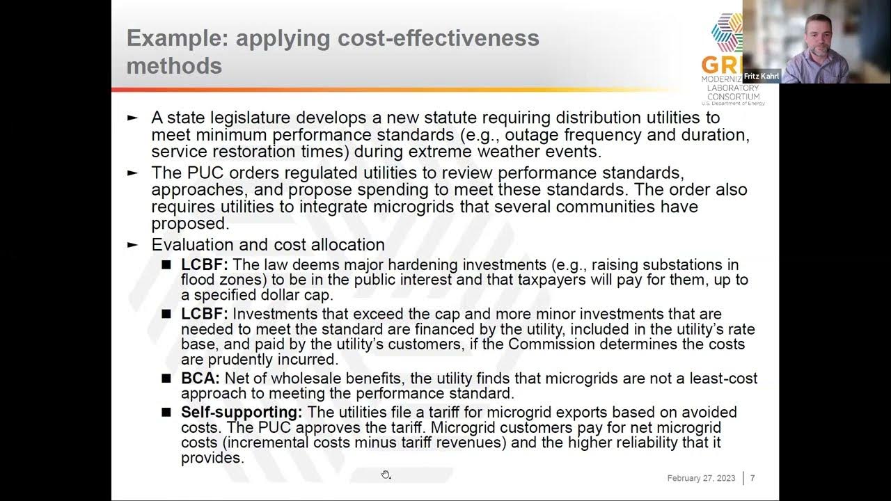 Evaluating CostEffectiveness of Grid Modernization Investments Kickoff Presentation YouTube