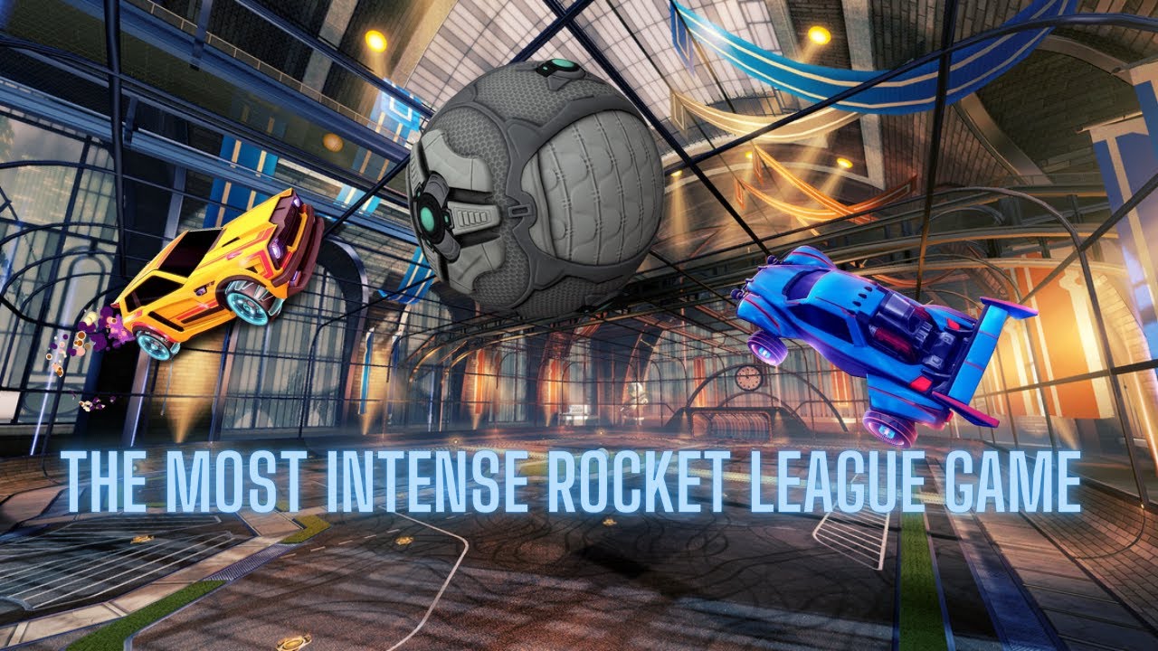 The most intense game of rocket league in gold you will ever watch ...