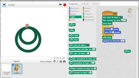 Creando una circunferencia SCRATCH