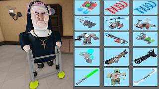 GRUMPY GRAN! SCARY OBBY All Items HARD MODE Gameplay Walkthrough 4K Roblox