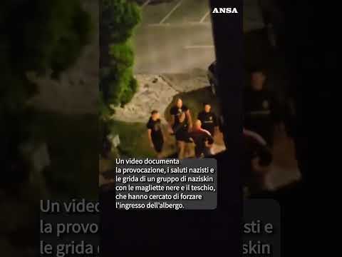 Video A Sofia alcuni naziskin tentano un assalto all'hotel con giovani ebrei italiani