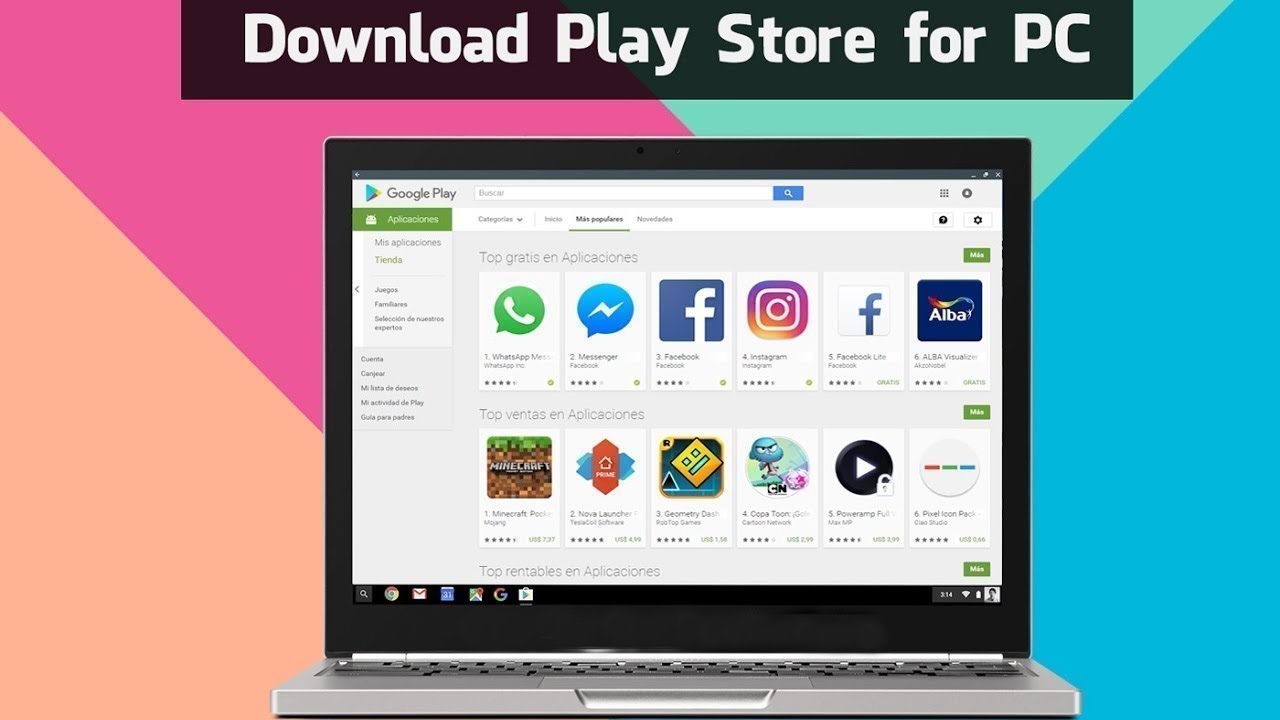 How to download Play Store games in laptop in Tamil - YouTube