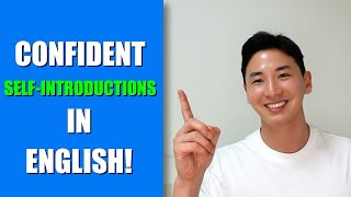 Tips for confident self introductions in English!