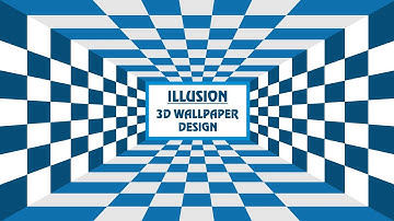 HOW TO MAKE ILLUSION 3D WALLPAPER DESIGN IN CORELDRAW X7 | 3D WALLPAPER DESIGN | ILLUSION DESIGN
