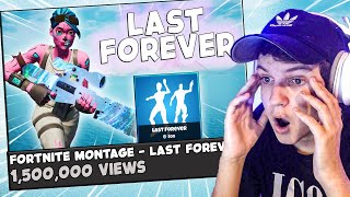 REACTING to my FANS FORTNITE MONTAGES... (Part 2)
