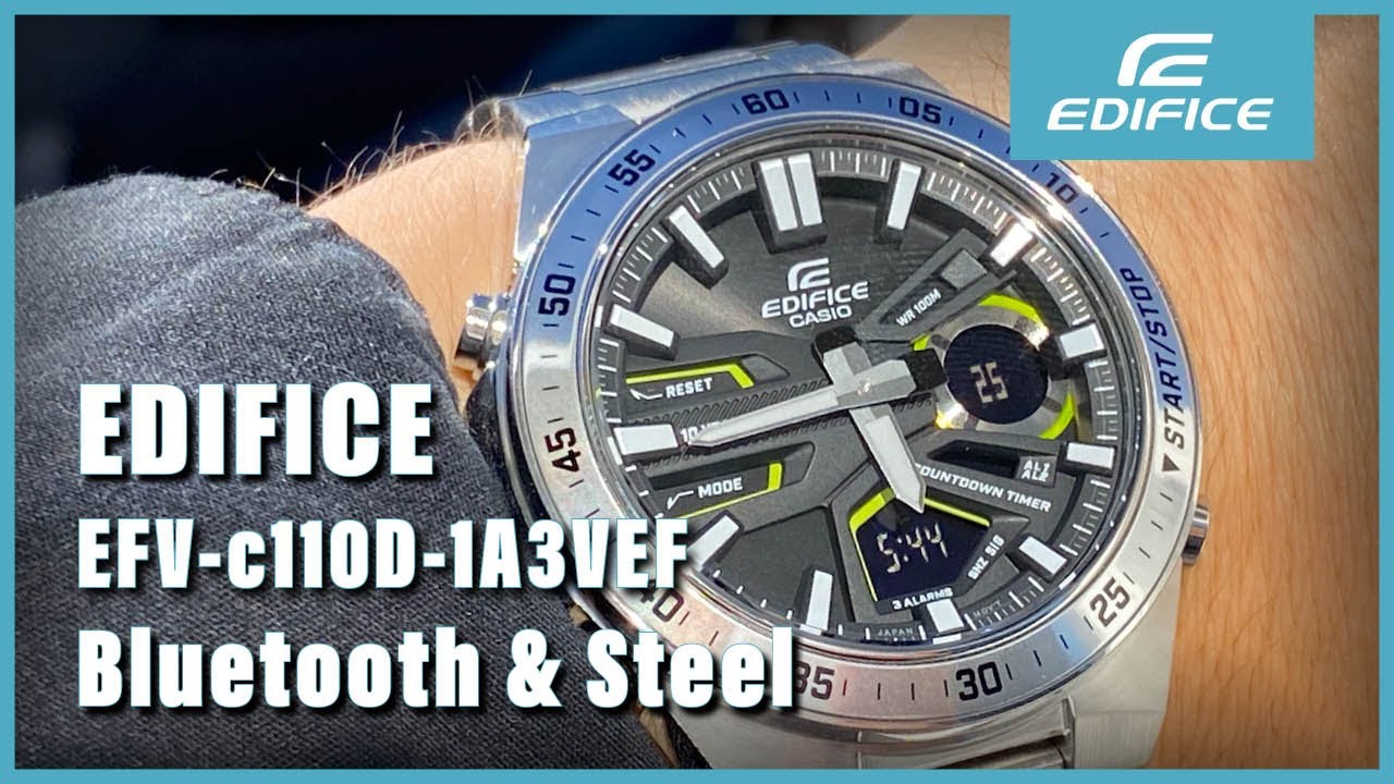 Unboxing the new Edifice EFV-C110D-1A3VEF - YouTube