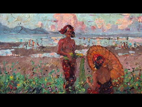ART REVIEW: ADRIEN JEAN LE MAYEUR DE MERPRES | Pollok On Sanur Beach | global auction