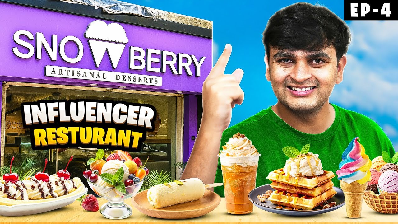Trying SNOWBERRY Influencer Restaurant | Episode 4