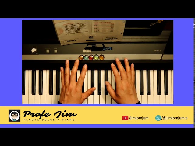 (01) Numeración de los dedos de la mano - Piano Suzuki - libro 1