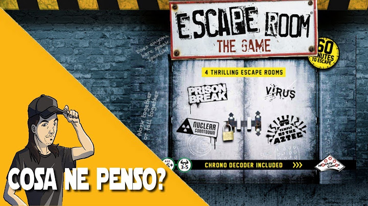 Escape Room - il gioco - Cosa ne penso?