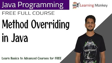 Method Overriding in Java || Lesson 42 || Java Programming || Learning Monkey ||
