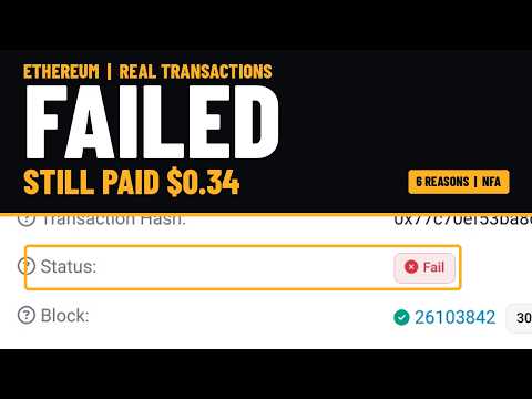 Why Your Crypto Transaction Failed: 6 Real Failed Transactions Explained (NFA)