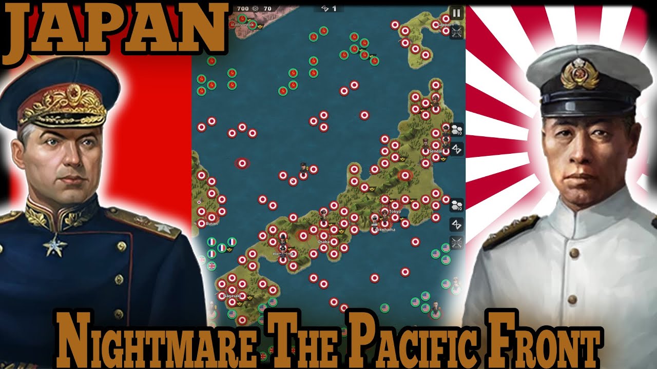 難攻不落 JAPAN (Allies Generals Only) ! Nightmare Difficulty The Pacific