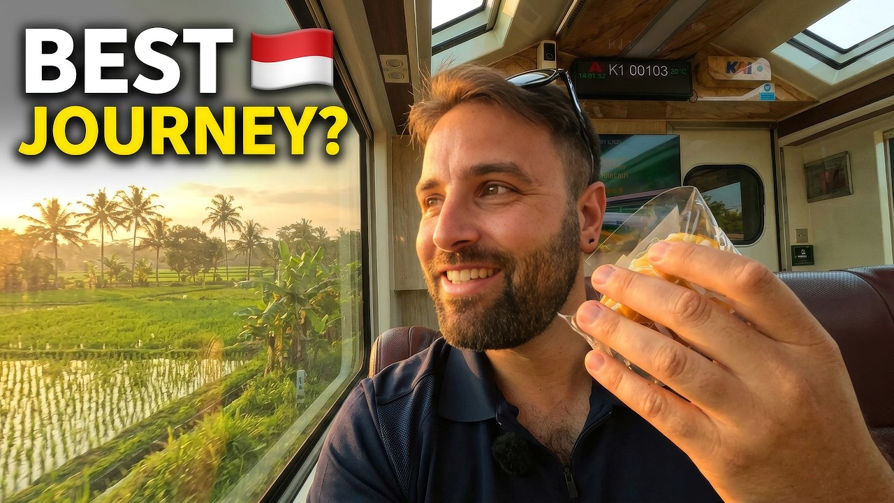 I Took Indonesia's Luxury Panoramic Train 🇮🇩 World's best train journey?