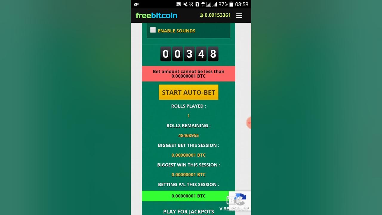 freebitco.in tricks/strategy YouTube