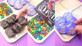 Filling Platter With Sweets Asmr Filling Platter Milka & Kinder & M&M