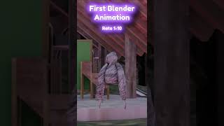 First Blender Animation. Tuff? #purpaforaa