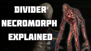 The Divider Necromorph Type Explained (Dead Space Remake Lore)
The Divider is a tall, thin Necromorph with the ability to break apart into smaller creatures.
The main section of this Necromorph is a Human head with tendrils coming from the neck, which acts as the lead unit; and the arms and legs each are separate creatures; and they all then combine together with a torso section to create the Divider.
The major organs of the body have all fallen out or been assimilated, along with most of the skin tissue. The limbs have been elongated and become very slender, while the fingers have fused together into elongated claws. Most of the muscle has fallen off, with just enough left to hold the necromorph together. Because the major organs are missing, the abdomen is exposed, creating a large hole in the torso. Despite this, the Divider is an audibly loud creature, emitting deep whale-like bellows when idle and high-pitched shrieks when agitated.
The Dividers seen on the Ishimura are composed of high-ranking officers, judging by the tattered remains of the uniform still present; the ones met aboard Titan Station are created from scientists who were wearing white lab-coats.
When together, the Divider uses one of its tendrils as a long tongue to strangle its victims, and also uses its arms to slash with.
If the Divider takes sufficient damage, it will collapse on the ground, and the head, arms, and legs will separate, becoming independent creatures known as Components or Divider spawn. The Divider sub-sections are very fast and will continue to attack.
The arms and legs will craw around and leap onto different surfaces, and use their tendrils to whip at their enemy.
The head will attempt to suffocate the victim by latching onto their neck, then use its appendages to cut off the head and hijack the body, taking control of the hosts nervous system by attaching itself to the spine.
A lone head of a Divider with no body or limbs, is known as a “Creeper”. Creepers are capable of decapitating dead bodies and burrowing into their neck stumps to create Shamblers, If the body has a firearm, the Shambler can shoot the weapon at enemies.
If the Shambler body is sufficiently damaged, it will rip the Creeper head off, and throw it at the enemy, where it will attempt to strangle, decapitate, and hijack them.
Dividers are always heard shortly before they are encountered, they can emit a deep, loud bellow or will creak and crunch like dry wood.
And using Stasis on it to freeze the individual components will make them easier to hit.
As always, remember to leave a like on the video, and why not consider becoming a channel member for exclusive videos and perks! The Divider Necromorph Type Explained (Dead Space Remake Lore)