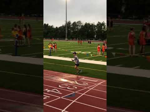 8th grade 400m run Salyards Middle School (lane 5)