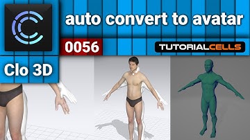 0056. auto convert to avatar in clo3D