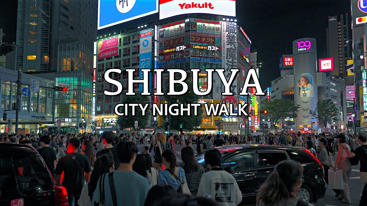 A Night Walk Through Shibuya, Tokyo | Japan Crowds, Neon Lights & City Ambience in 4K HDR