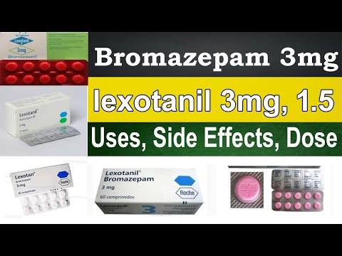 Lexotanil 3 mg - bromazepam 3 mg - lexotanil tablet uses in urdu, Uses, Side Effects, Dosage