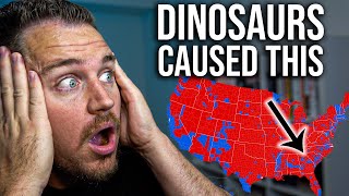 How Dinosaurs Increased Votes for Democrats
When the final ballots are counted, youll want to look at these counties because it turns out the votes for Republicans and Democrats were caused by events 100 million years ago.
For more details on the North American shoreline, see Steven Dutchs writing: https://stevedutch.net/research/elec2000/geolelec2000.htm
Sign up for my newsletter here: https://marketpower.substack.com/
And you can find me on twitter: https://www.twitter.com/MarketPowerYT
RECOMMENDED VIDEOS
How Stocks Reacted to Presidential Assassinations https://youtu.be/wHSmV FkFQ
The Economics of 5G and the $220,000 Charizard | Nobel Prize Economics 2020 https://youtu.be/pEk85k4d-i0
Does College Really Boost Your Salary? The Hidden Variable https://youtu.be/D13gt5h_Whk
Does Police Militarization CAUSE Police Violence? https://youtu.be/K5uGGVoHlyA
The Best Way to STAND OUT as an Economics Student https://youtu.be/XbXsHn32VyY
6 Biggest Lies About Majoring in Economics https://youtu.be/_qUbSBog_rw
The Dollar Auction https://youtu.be/49S4M_Zyc0s How Dinosaurs Increased Votes for Democrats