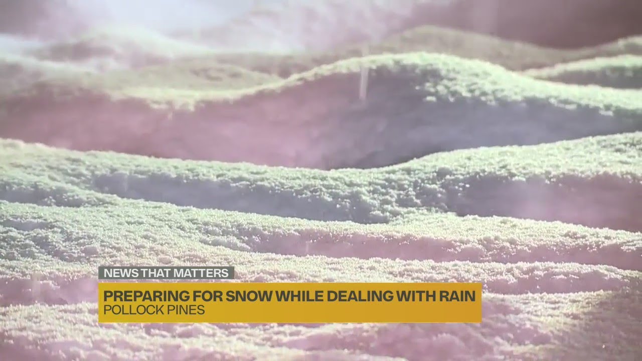 Pollock Pines homeowners prepare as winter storm drops snow in lower