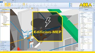 Logiciel de Modélisation des installations électriques | Edificius MEP | ACCA software