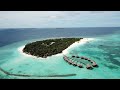 Full island view coco palm dhuni kolhu dji gopro water  beach bungalow  diving