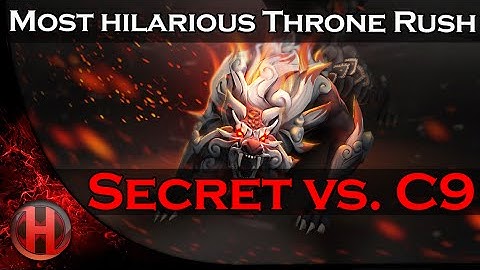 Team Secret vs. C9 - Most hilarious Throne Rush Dota 2 @ DAC 2015