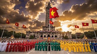 The Beauty Of Hue Mive Ao Dai & Flower Bicycle Parade Ai Vision 4K Uhd