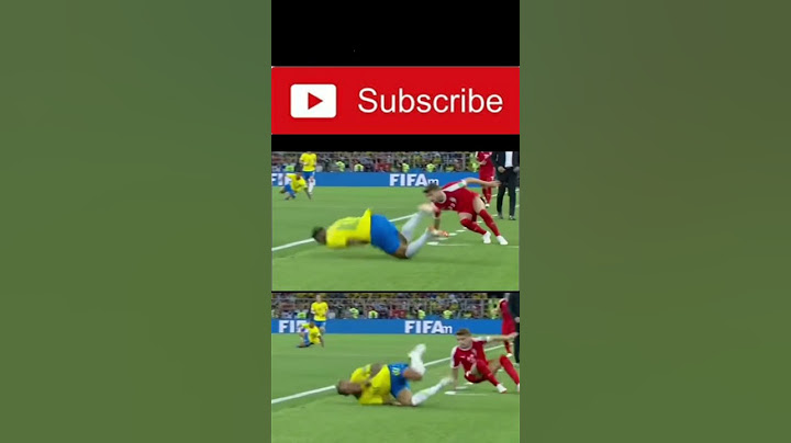 تمثيل نيمار للاصابة اضحك من قلبك