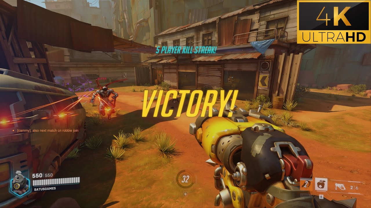 Overwatch 2: Roadhog Gameplay: RTX 3080 ( 4K Ultra Graphics ) Keyboard and Mouse Cam