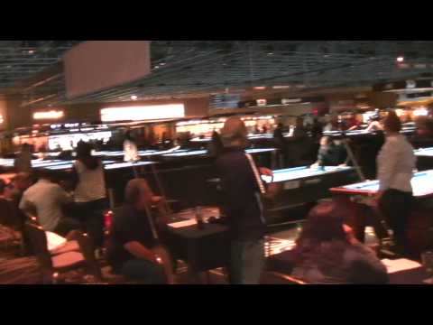 A tour of one of the pool rooms