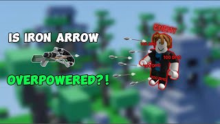Is Iron Arrow Actually Op? Roblox Bedwars Mobile Gameplay