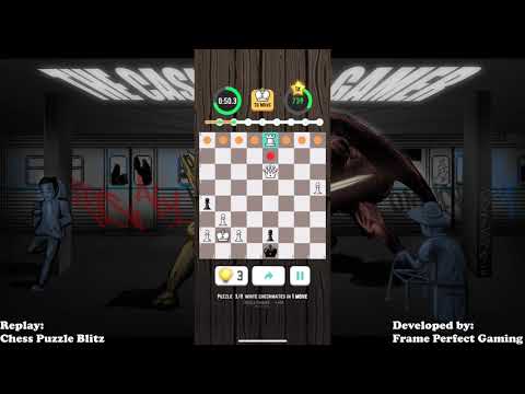 Chess Puzzle Blitz Replay - The Casual App Gamer