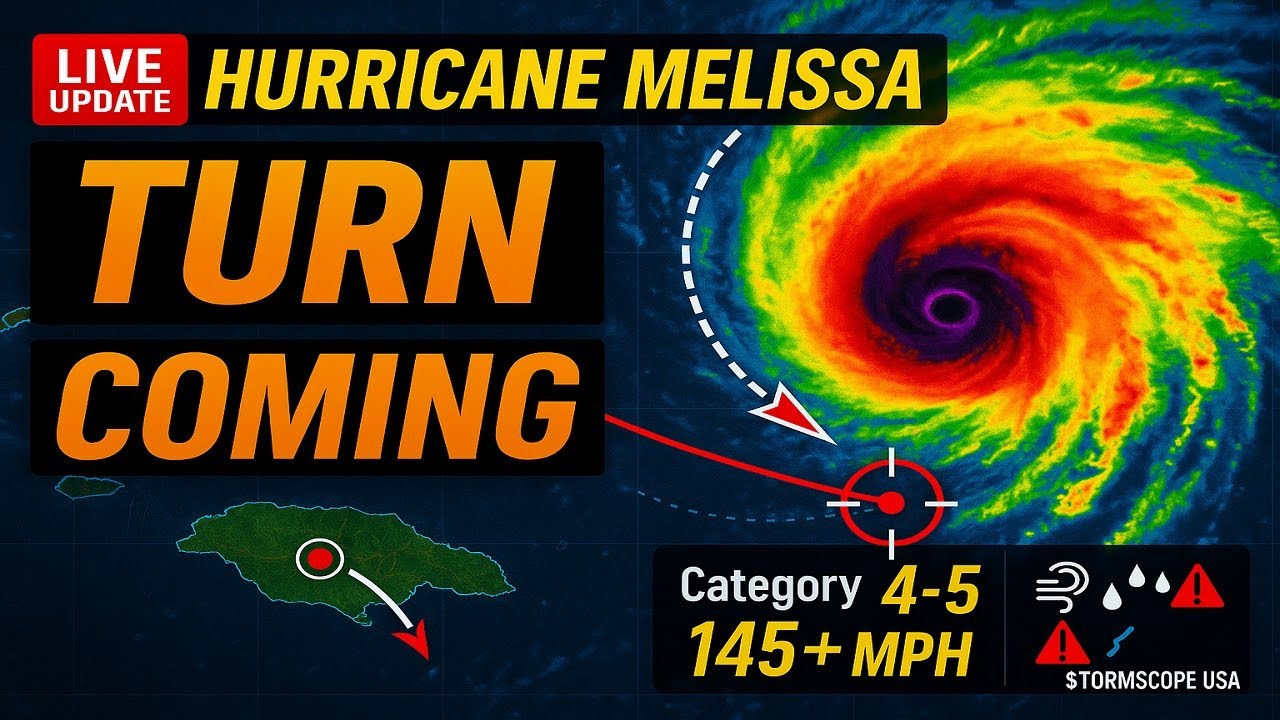 Hurricane Melissa's NIGHTMARE TURN | Cat 4-5 Eyewall Heading for Jamaica | Sunday Night Update