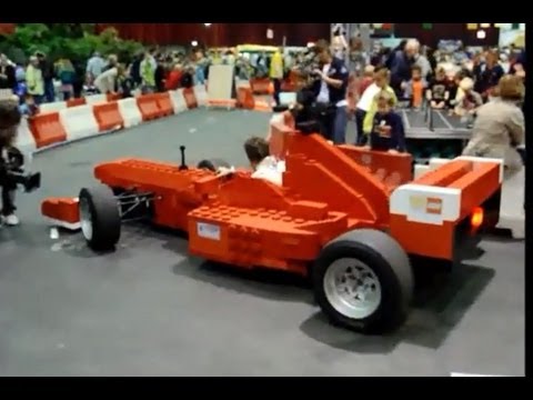 full size lego model ferrari formula one f1 race car out of lego full size lego car