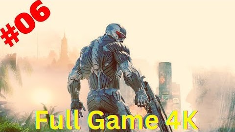Crysis 2 Remastered Gameplay Walkthrough Part 6 FULL GAME [4K 60FPS PS5] - No Commentary